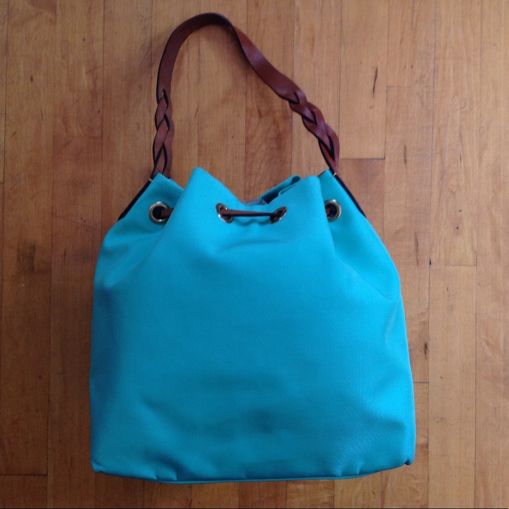 Dooney Bourke Canvas Bucket Bag/ Drawstring - image 7